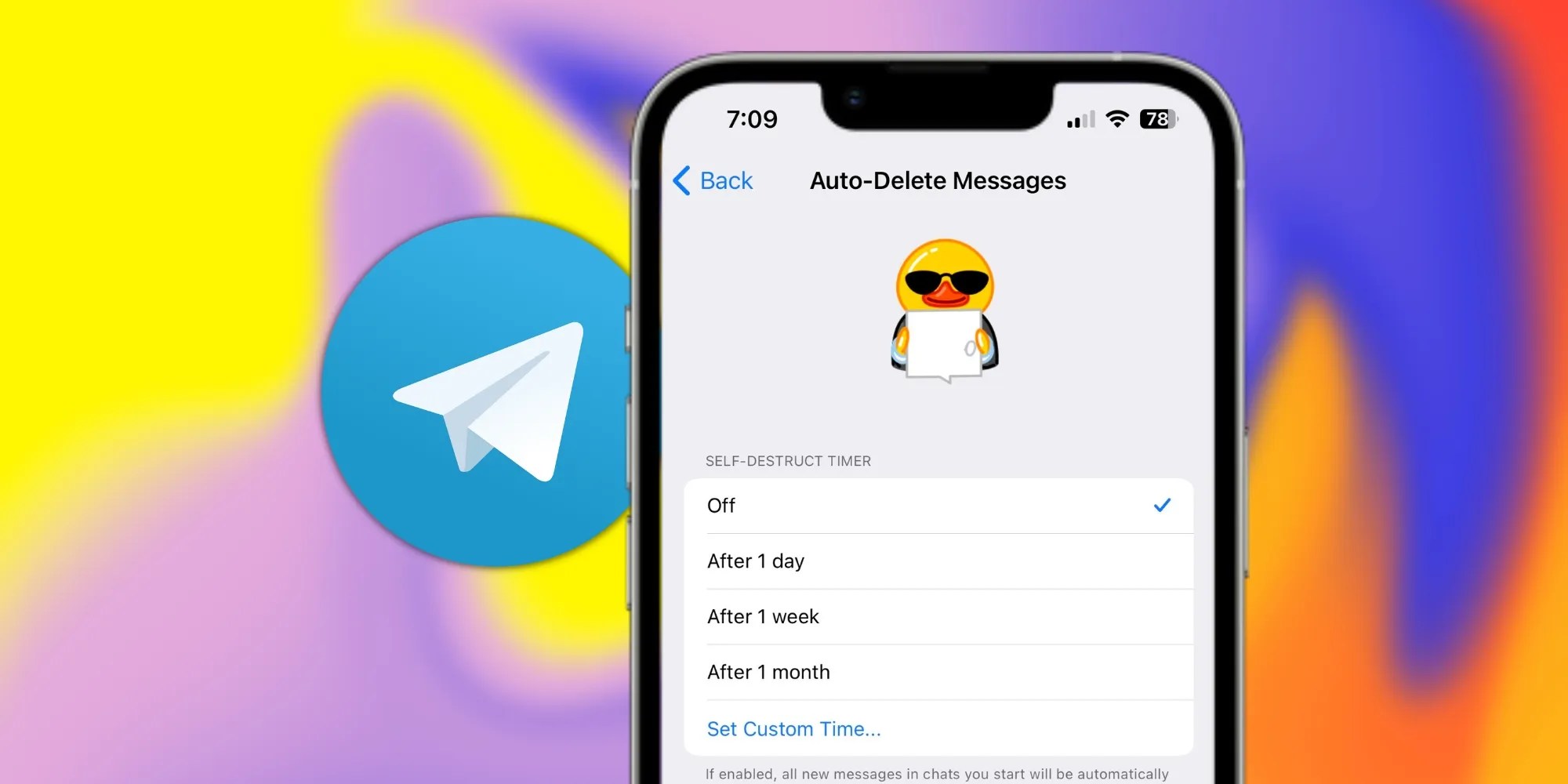 How To Enable AutoDelete For Your Telegram Chats