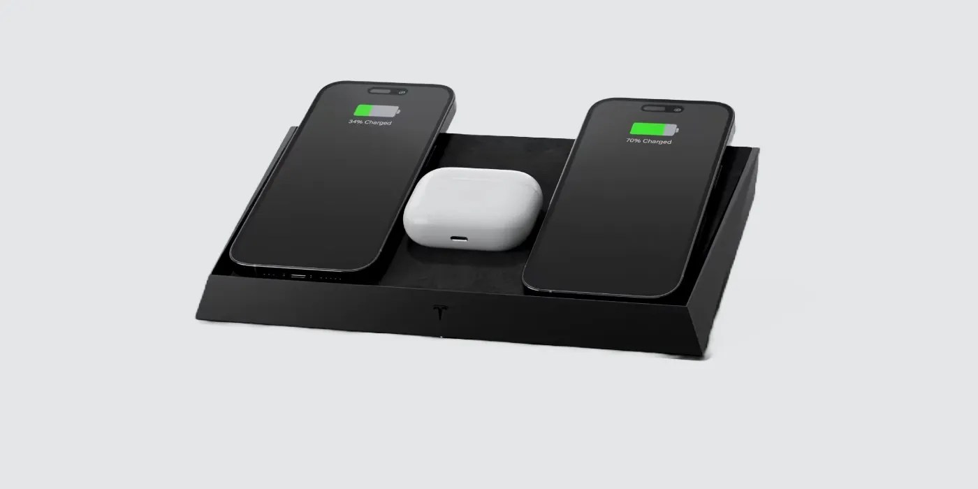 Tesla's CybertruckInspired Wireless Charger Can Power 3 Devices At Once
