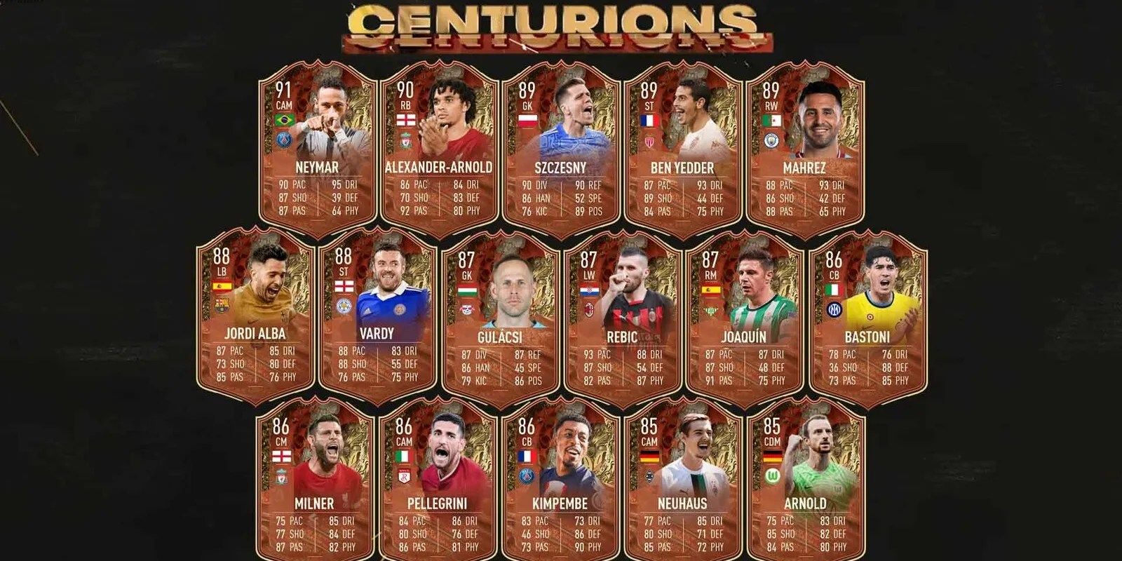 FIFA 23 The Best FIFA Centurions Promotional Cards in Ultimate Team