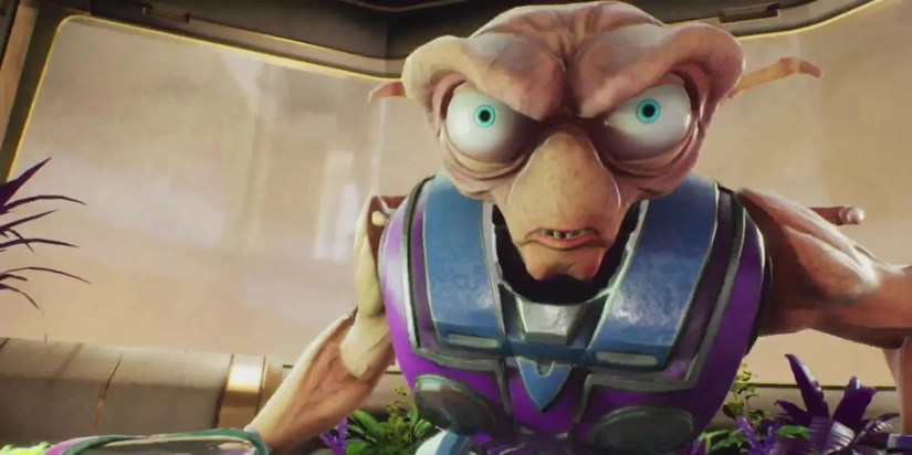 The character Nipulon looking angry in High on Life.