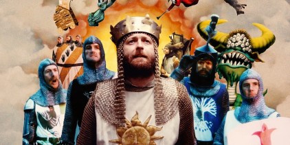 The poster for Monty Python and the Holy Grail