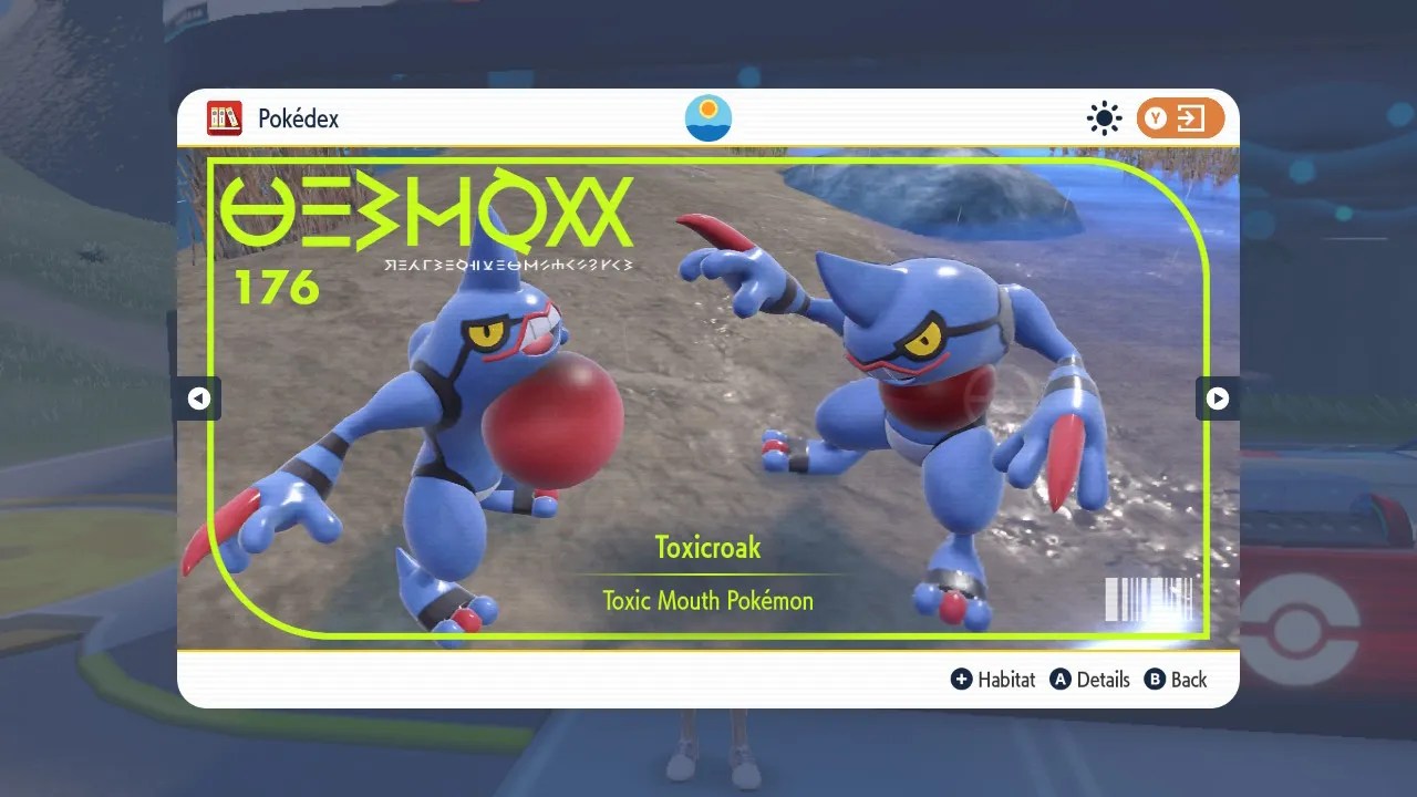 Pokémon Scarlet & Violet Best Toxicroak Build for Tera Raids