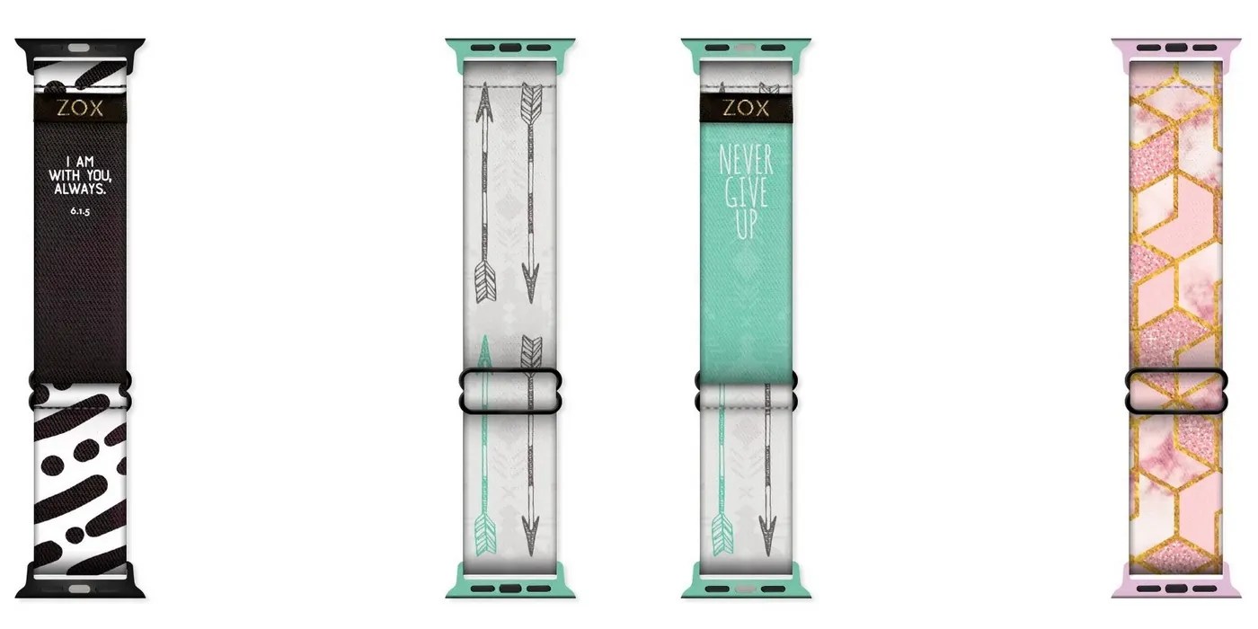 Zox's Apple Watch Bands Feature Uplifting Reminders On The Inside