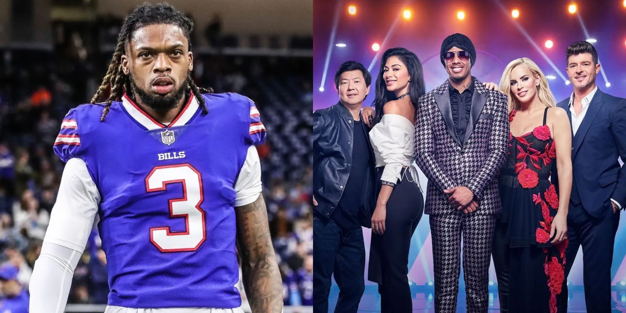 Damar Hamlin Appears At Masked Singer Season 9 Taping(020)