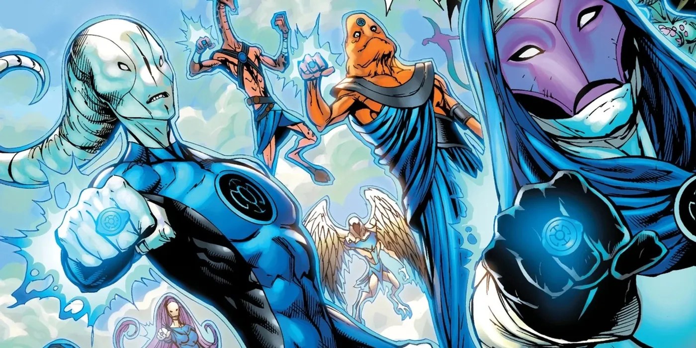 Green Lantern Unveils DC's Most Powerful Blue Lantern Mrs. Claus(03)