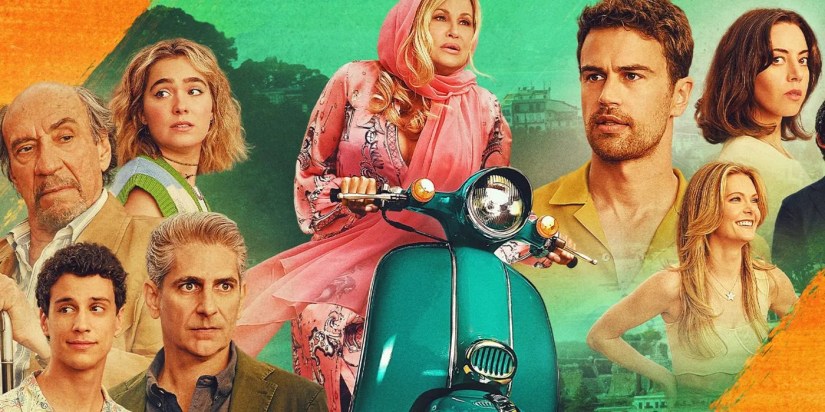 The White Lotus season 2 characters with Jennifer Coolidge&rsquo;s Tanya in the middle