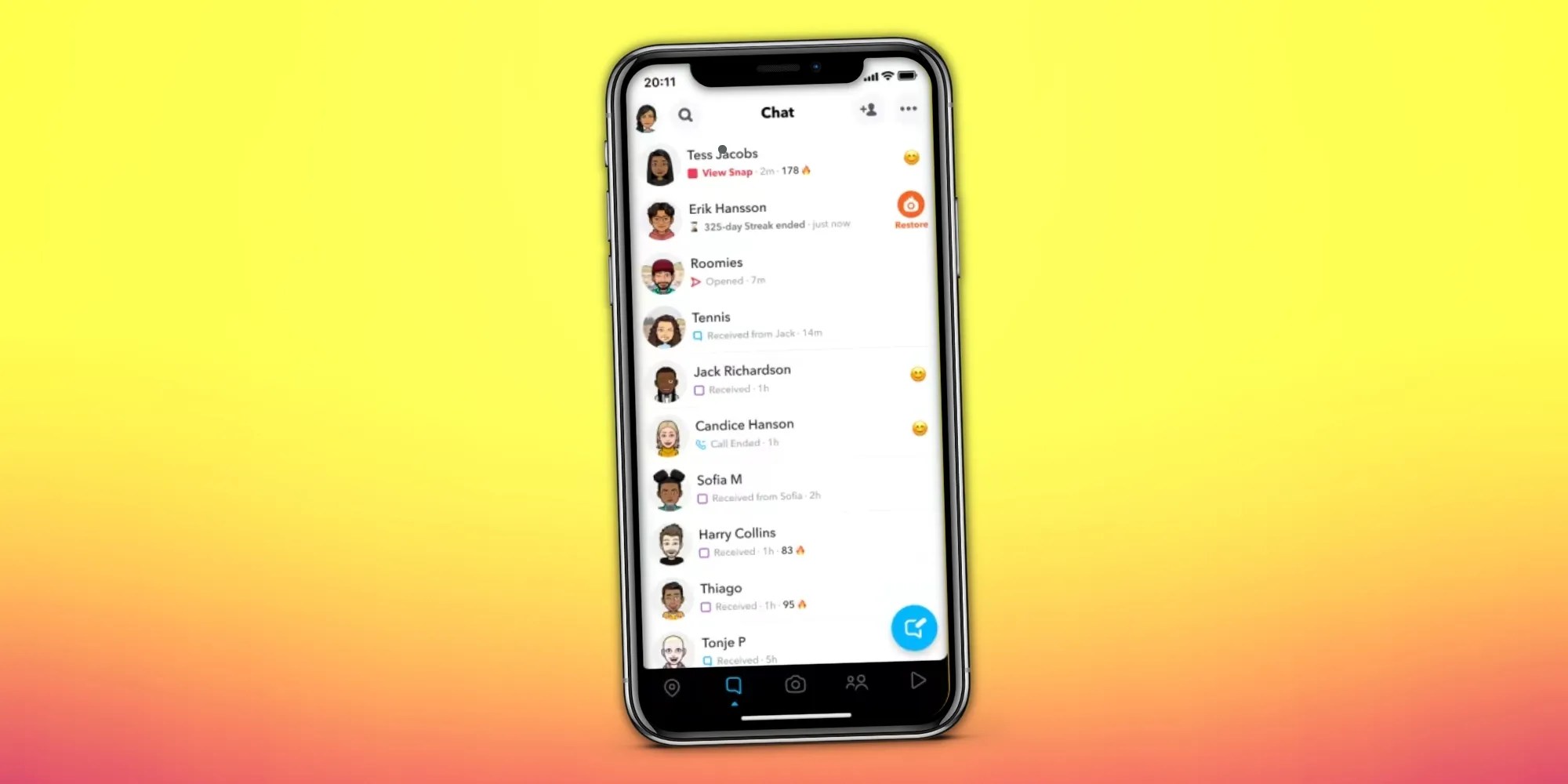 Restore Snap Streak Button at Nancy Fields blog
