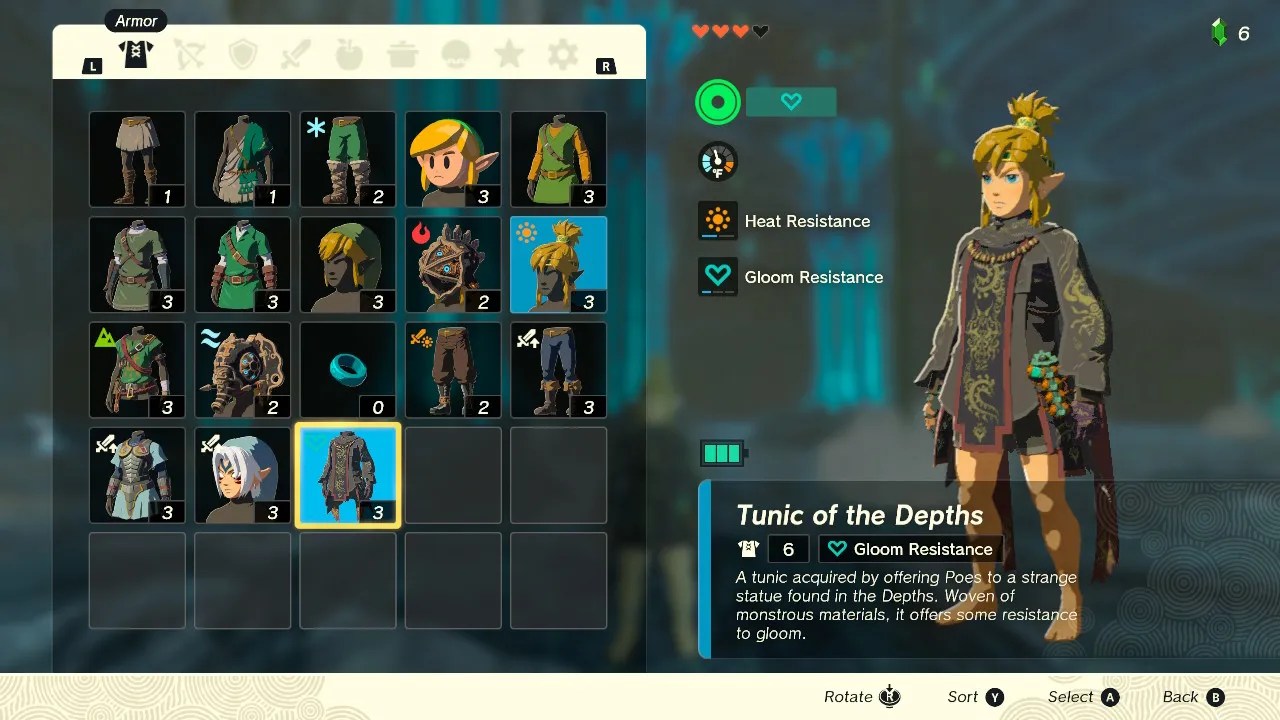 How To Get The Tunic Of The Depths In Zelda TOTK