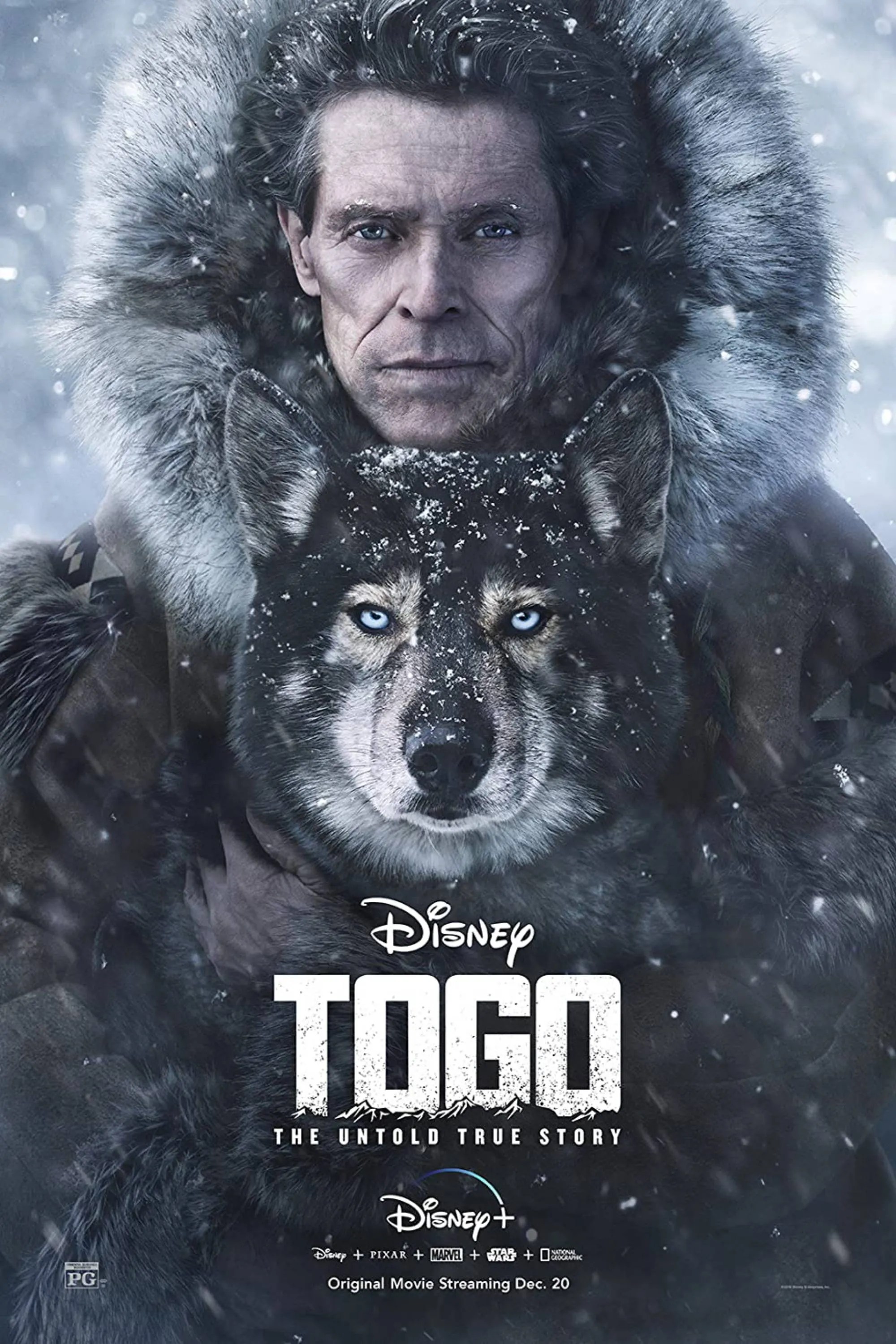 First Look At Willem Dafoe in Disney+ Sled Dog Movie Togo