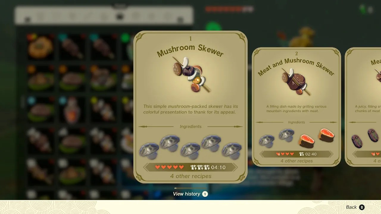 Zelda Tears Of The Kingdom 10 Best Recipes For Defense