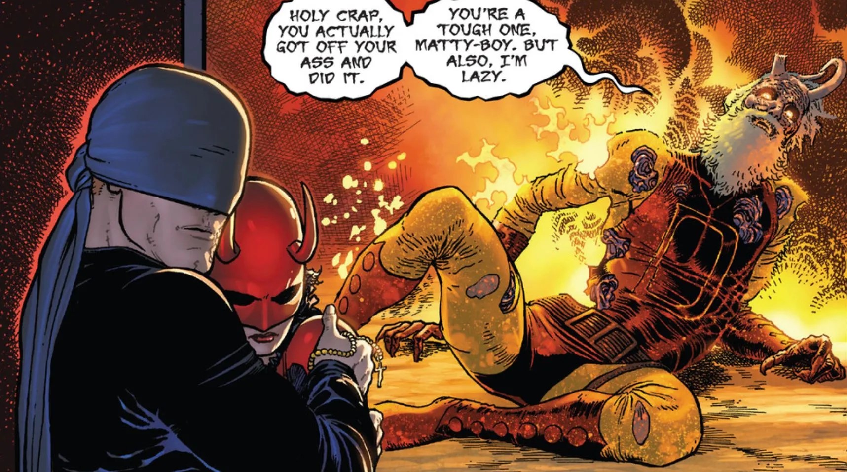 Daredevil's Classic Yellow Costume Returns with a Dark New Meaning