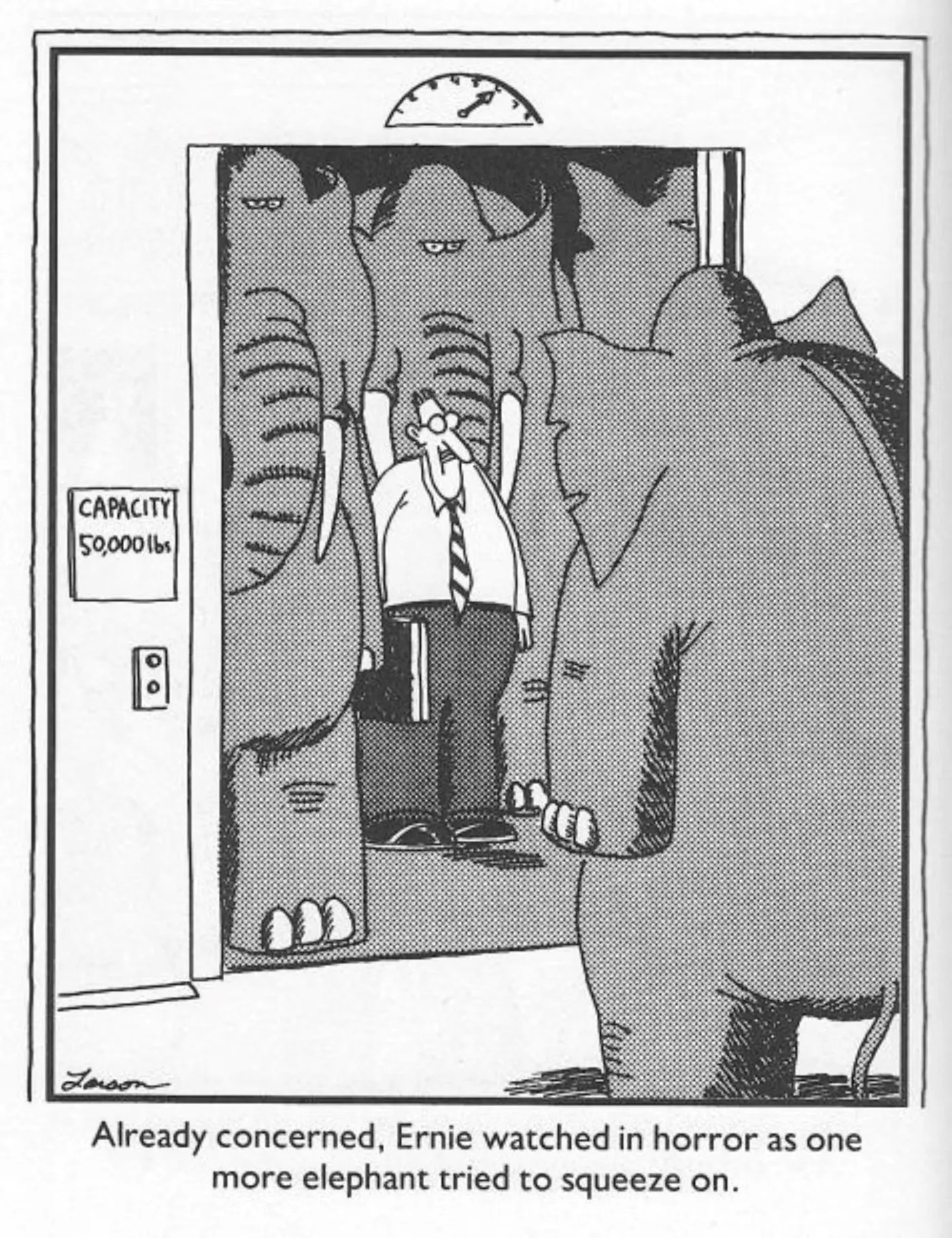 Los 10 cómics más divertidos de Far Side protagonizados por elefantes