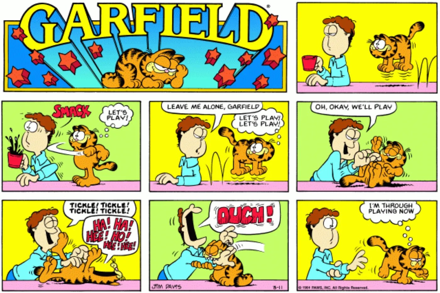 10 Funniest Garfield Comics Starring Jon Arbuckle