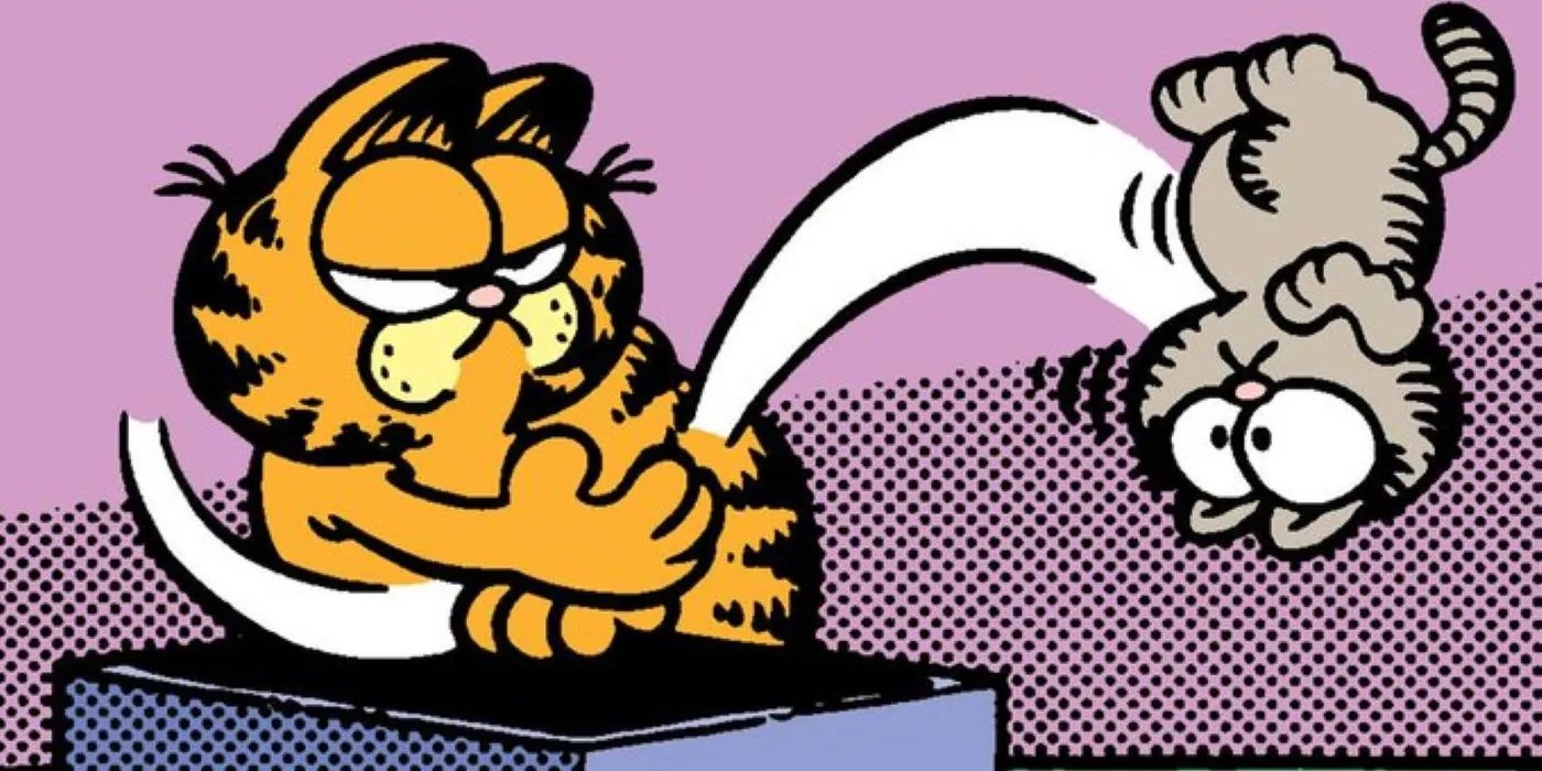 10 Funniest Garfield Comics Starring Nermal