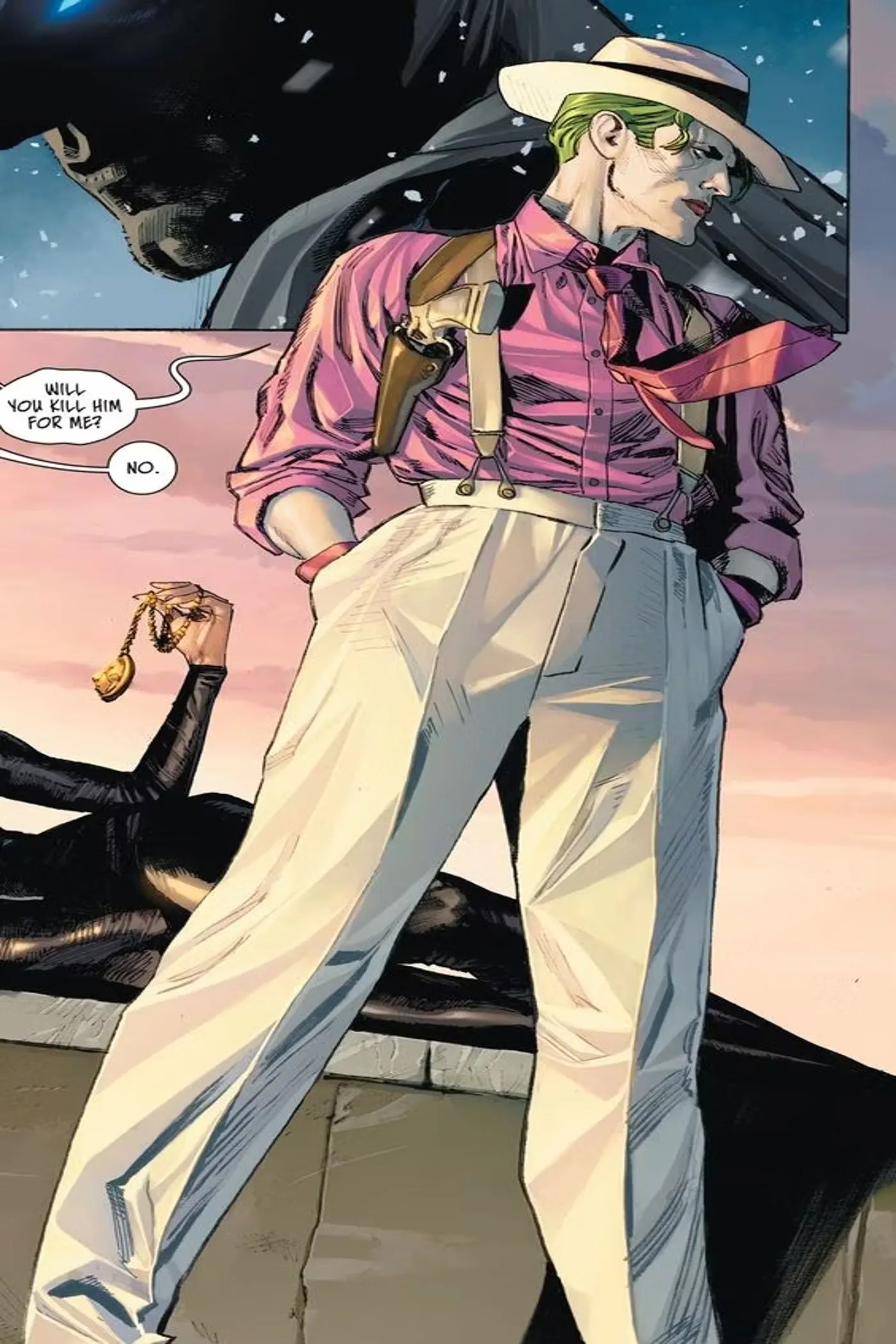 The Joker Debuts a Classy New Costume Perfect for the Clown “Prince” of