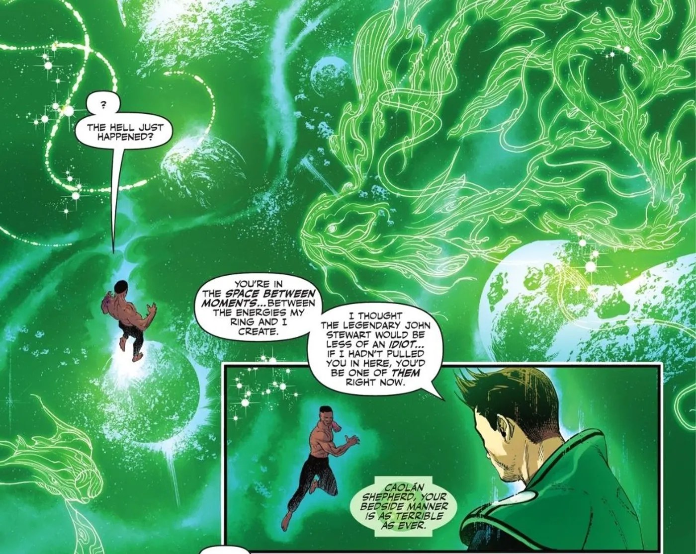 "The Space Between Moments" New Green Lantern Just Debuted Wild Time