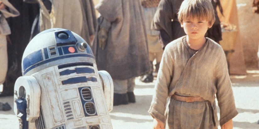 Anakin Skywalker and R2-D2 in Star Wars The Phantom Menace