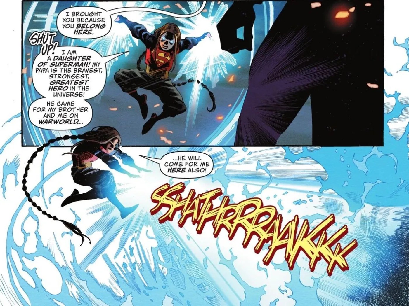 A filha do Batman acaba de provar que é tão poderosa quanto a do