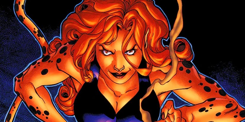 Cheetah attacking in DC Comics