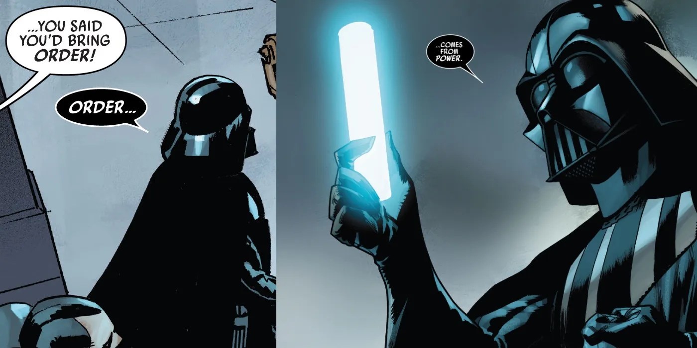 "Order Comes From Power" Star Wars Reveals Darth Vader's Newest Plot