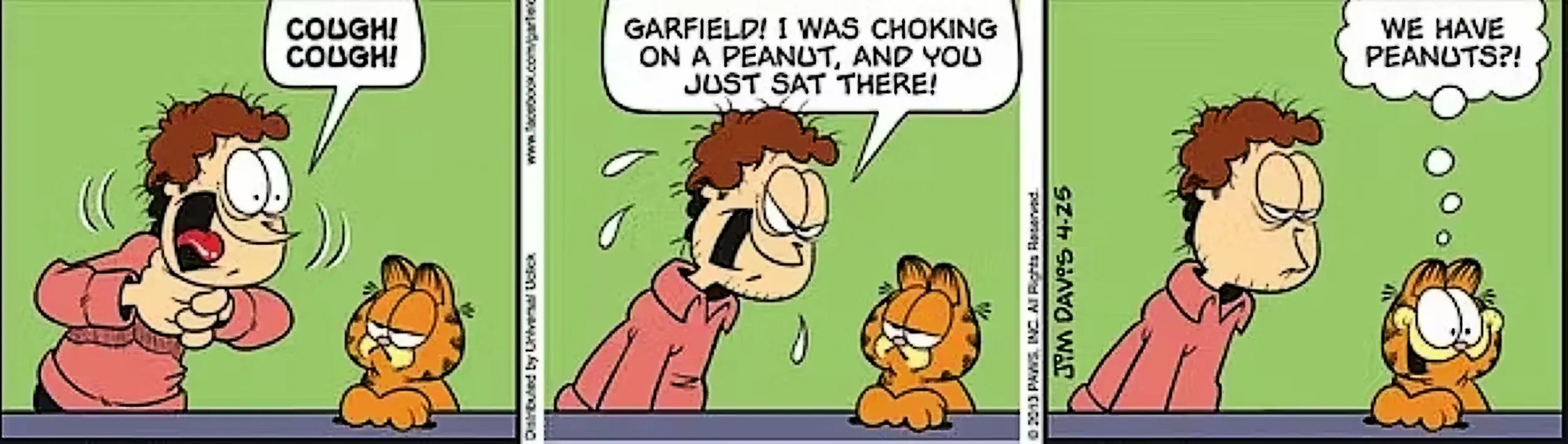 15 Funniest Garfield Comics Starring Jon Arbuckle