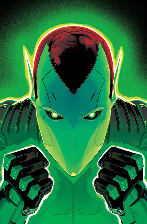 Absolute Power Task Force VII 3 Sherman Variant Cover: the Amazo Jadestone with its fists up.