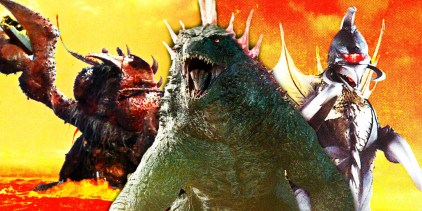 Godzilla from Godzilla X Kong and Gigan and Ebirah
