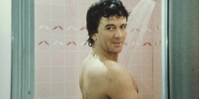 Bobby Ewing in a shower after supposedly being dead in Dallas.