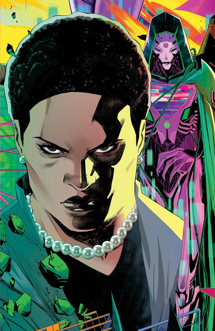 Absolute Power 2 Timms Variant Cover: Amanda Waller and Brainiac Queen
