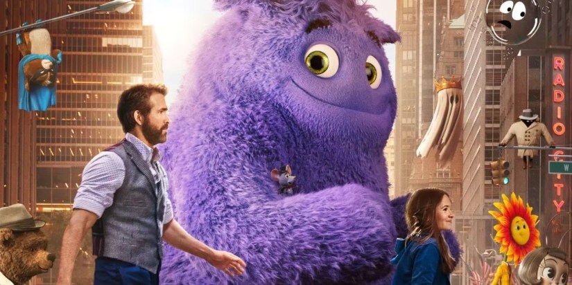 IF (2024)&rsquo;s cast crossing the street