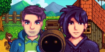 Shane, The Dwarf, and Sebastian from Stardew Valley