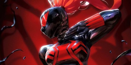 Comic book art: Black Widow strikes in a new Venom form, Sliver