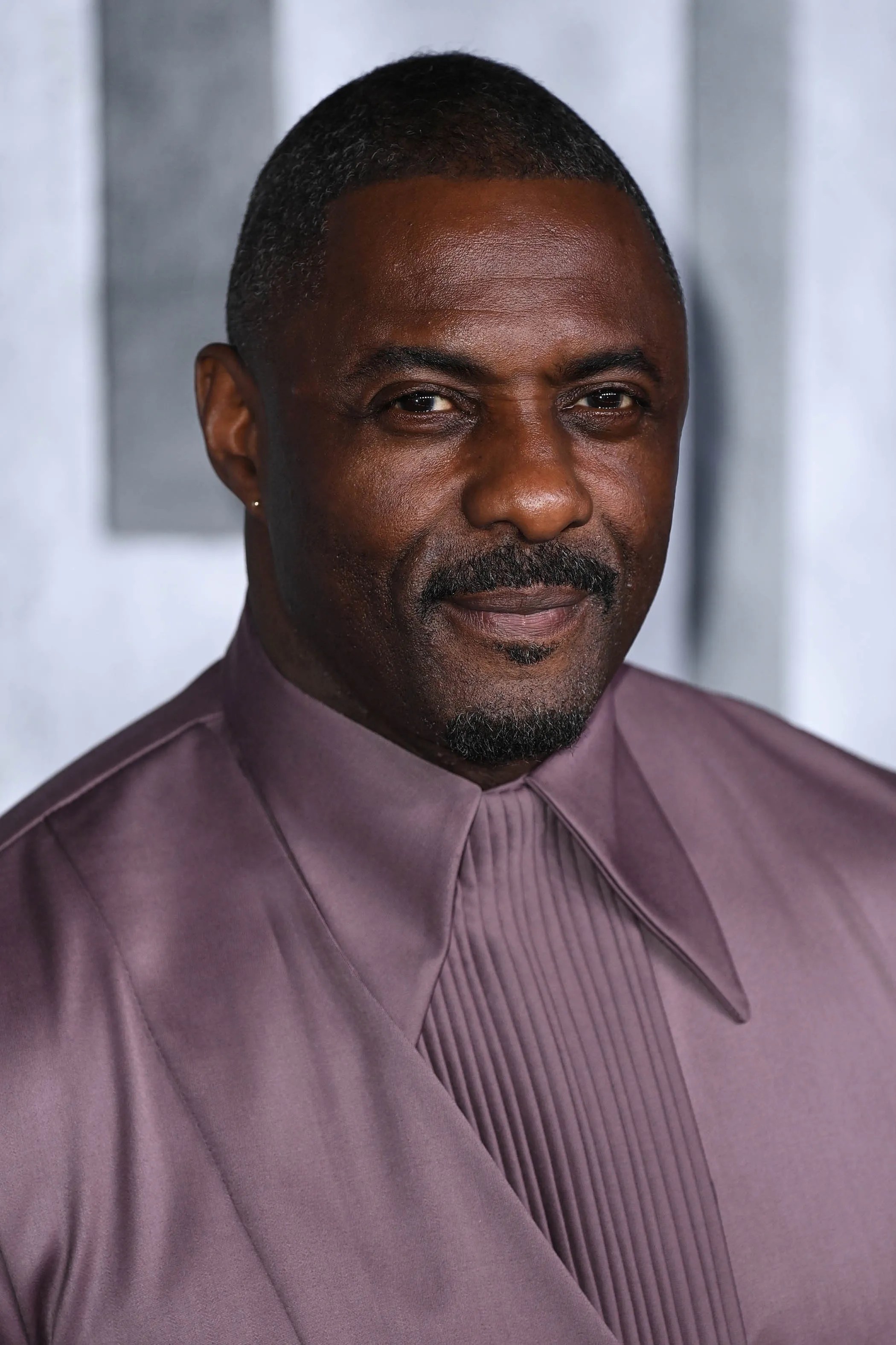 Headshot Of Idris Elba In The World premiere of Luther: The Fallen Sun at the BFI IMAX in London.