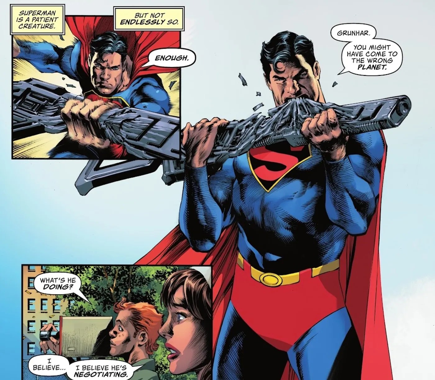 Superman Brings Back the Freakiest Use of His Superstrength, Reminding(03)