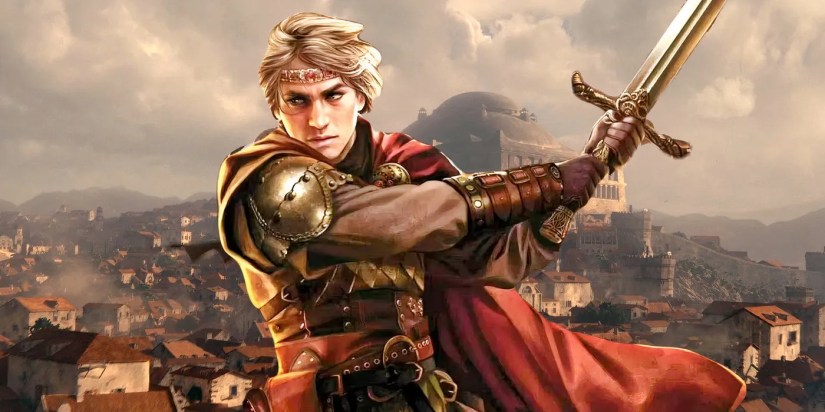 Aegon the Conqueror from Aegon’s Conquest in front of King’s Landing custom image