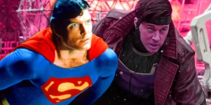Christopher Reeve Superman Channing Tatum Gambit custom image