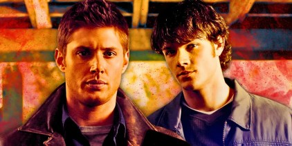 Supernatural Sam and Dean looking curious