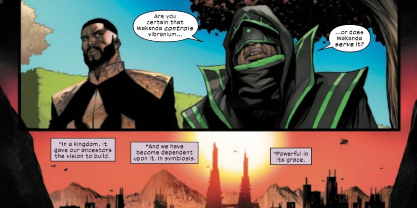 Ultimate Black Panther #7 by Hill and Caselli - Vodu-Khan warns T&rsquo;Challa about vibranium&rsquo;s true power