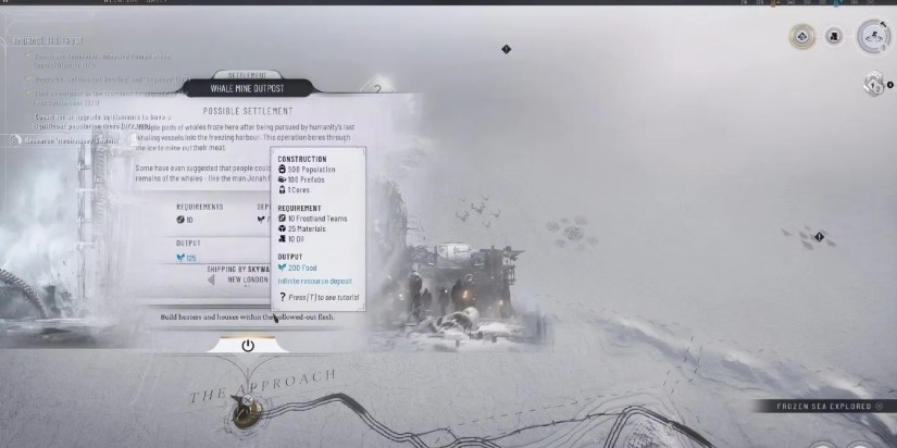 Creating an Outpost In Frostpunk 2