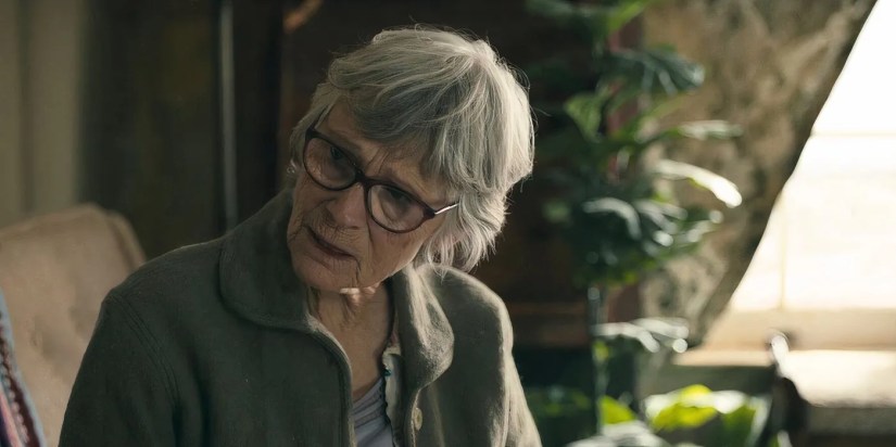 Deborah Grover as Tillie speaking with Elgin in From season 3 episode 1