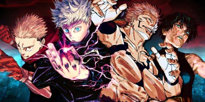 Gojo, Sukuna, Yuji and Maki from Jujutsu kaisen