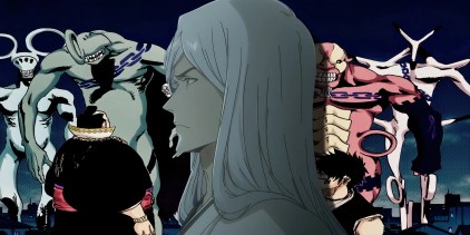 Feature header showing Ukitake contrasted with the Beasts of Hell