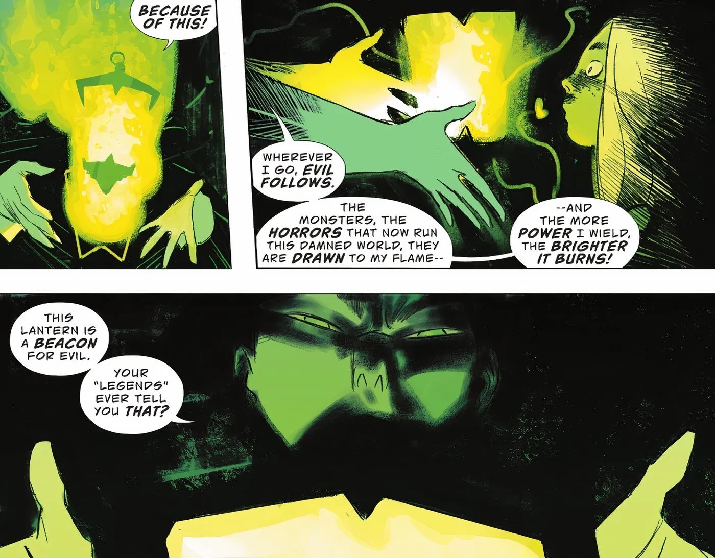 The New Green Lantern's Dark Powers Rewrite DC Lore, Redefining the
