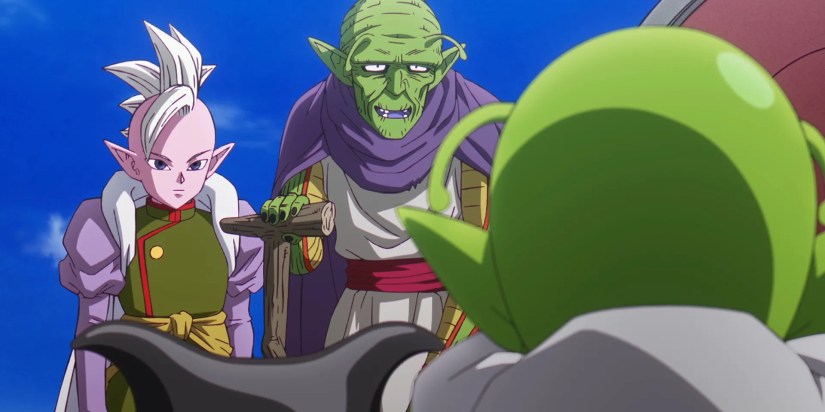 Neva meeting Dende, another Namek in Dragon Ball DAIMA