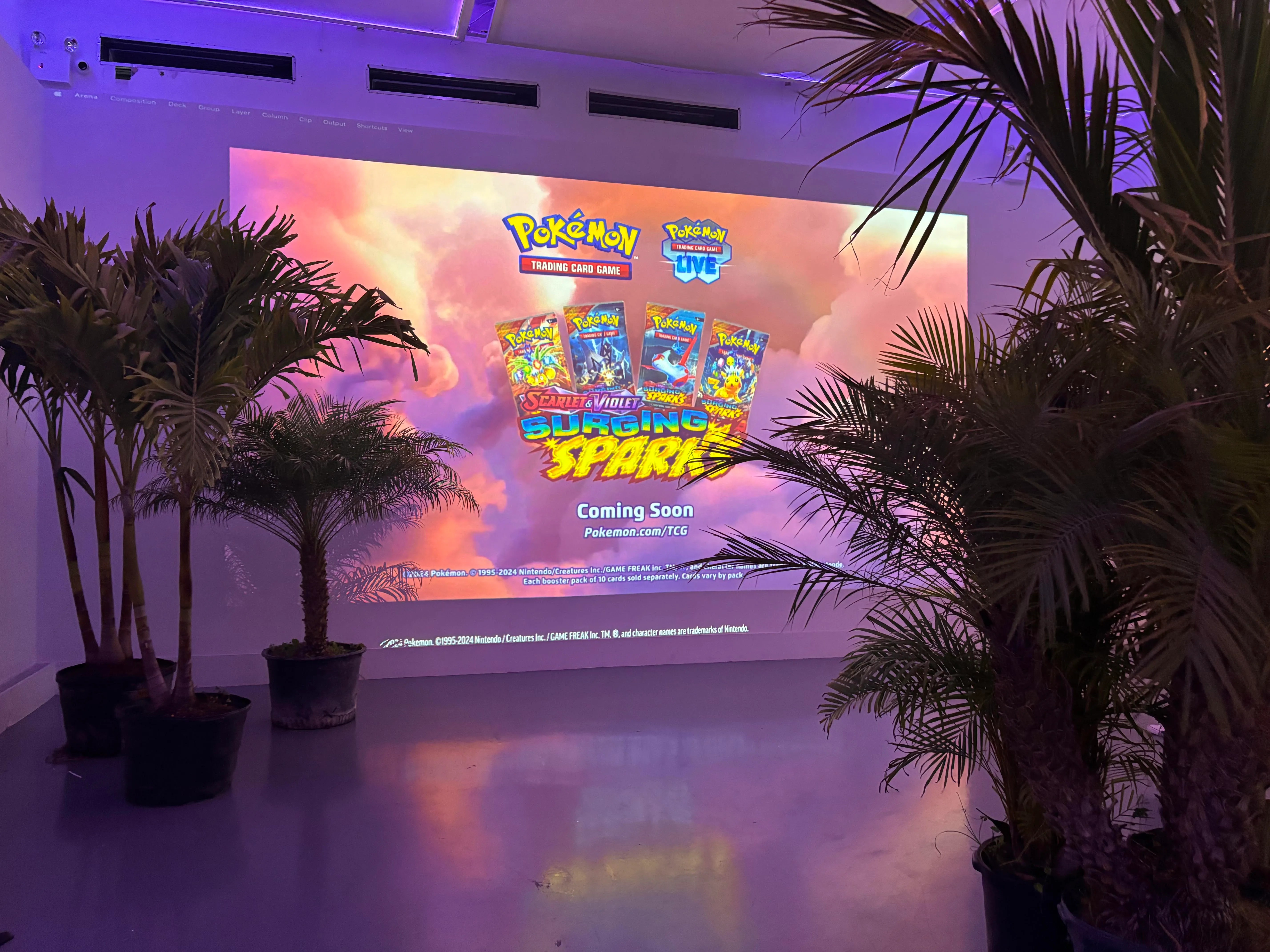 Pokémon Celebrated Surging Sparks TCG Expansion With A Magical PopUp