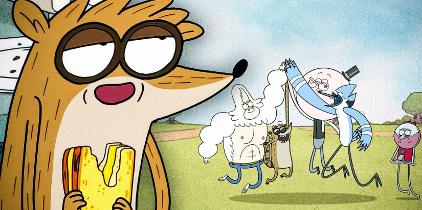 Custom image of Rigby and the rest of the Park Crew in Regular Show