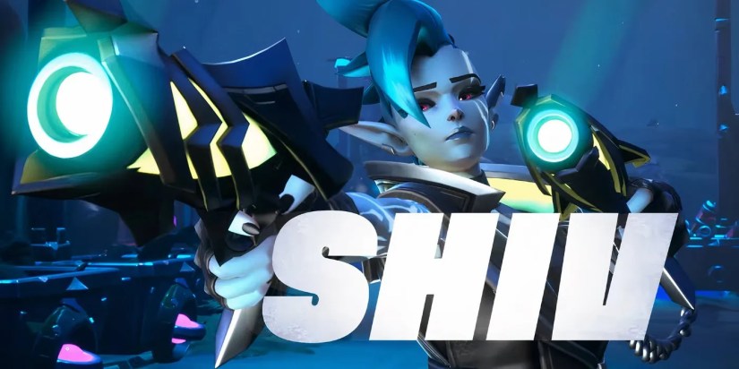 Supervive Shiv weapon pointed to side.