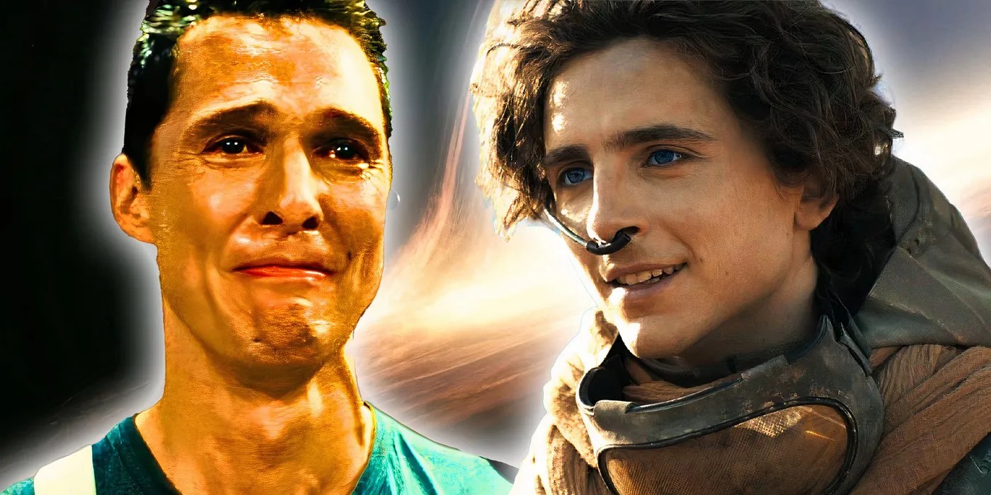 Matthew McConaughey & Timothée Chalamet Have An Interstellar Reunion 10