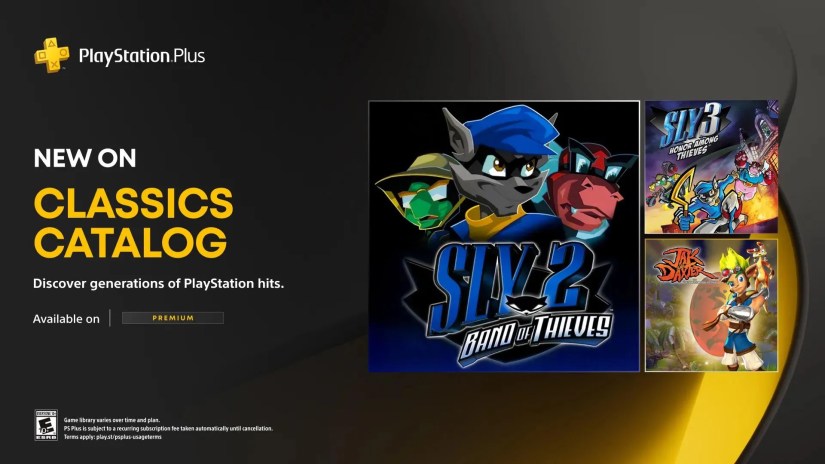 December PS Plus Classics Catalog Additions Poster