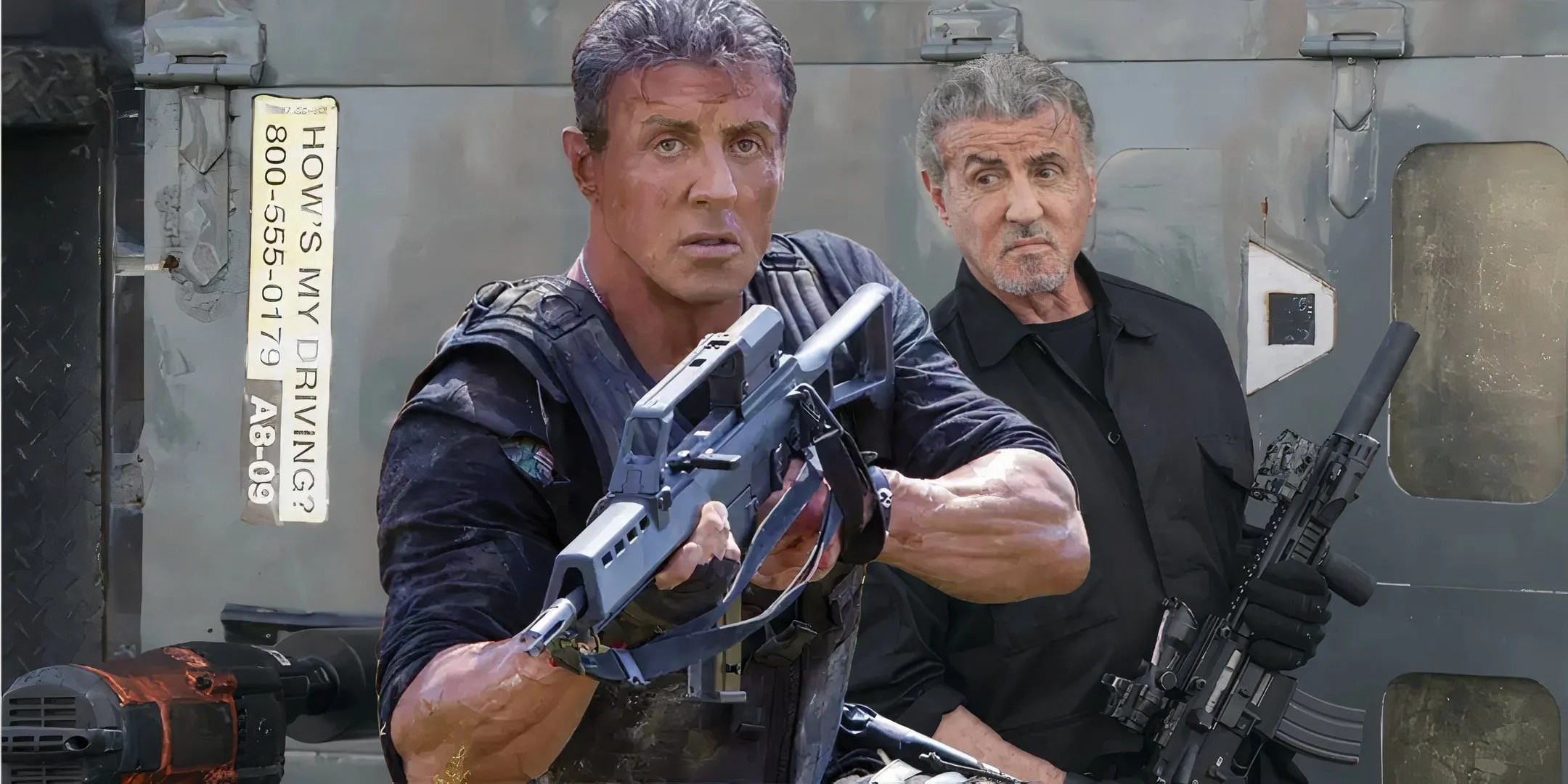 Por qué la técnica de disparo de Sylvester Stallone en una película de